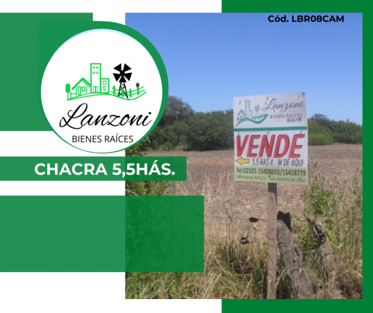 CHACRA EN VENTA - Cód. LBR08CAM