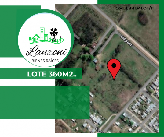 IMPORTANTE LOTE EN VENTA - Cód. LBR134LOT/11 