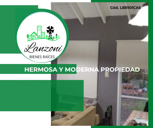 HERMOSA VIVIENDA UNIFAMILIAR DE MODERNA CONSTRUCCIÓN - Cód. LBR101CAS 
