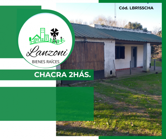 VILLA SAN ALBERTO: CHACRA 2HÁS. SOBRE AUTOVÍA LUJÁN/JUNIN - Cód. LBR155CHA