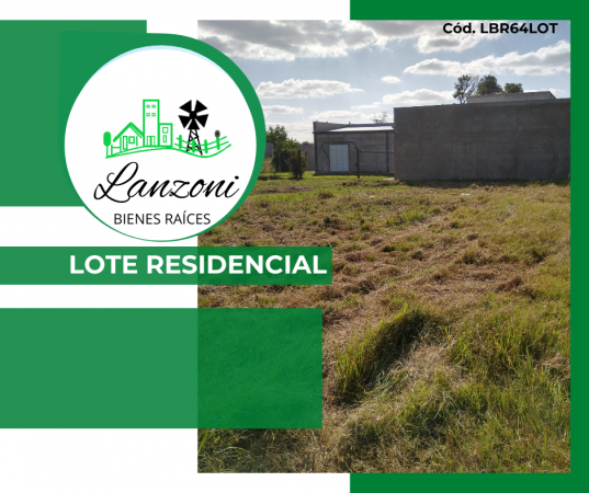 EN VENTA LOTE RESIDENCIAL- BARRIO "LOS ALAMOS" Cód 159/L