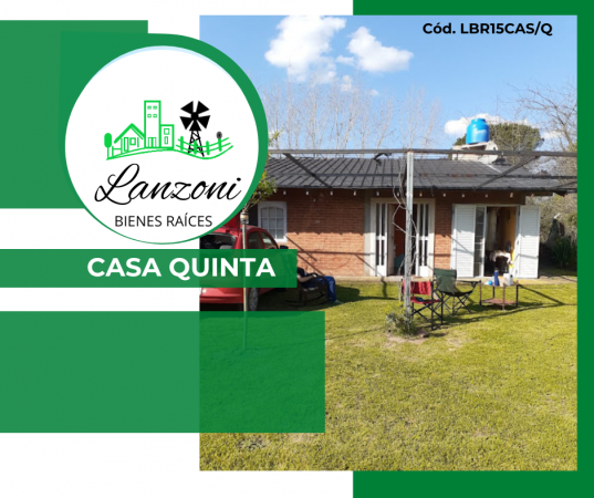 CASA QUINTA EN PUEBLO RURAL - Cód. LBR15CAS/Q