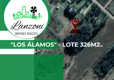 LOTE EN NUEVA ZONA RESIDENCIAL - BARRIO LOS ÁLAMOS - Cód. LBR85LOT/BLA 